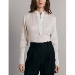 Rag & Bone Cream/White Maris Popover